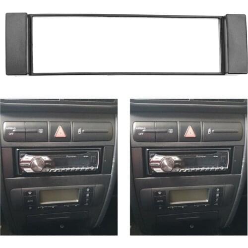 1Din Frame for Seat Toledo Leon Fiat Scudo Audi A3 8L Audi A6 4B 1 din Car Radio Frame Fascia DVD Stereo Mounting Panel Adapter