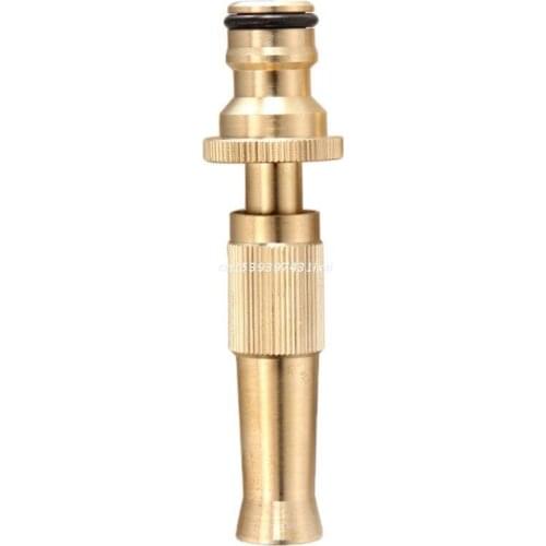 Garden Irrigation Spray Adjustable Brass Hose Sprinkler Nozzle System for Car Wash Lawn Watering Flowers Plants Dropship