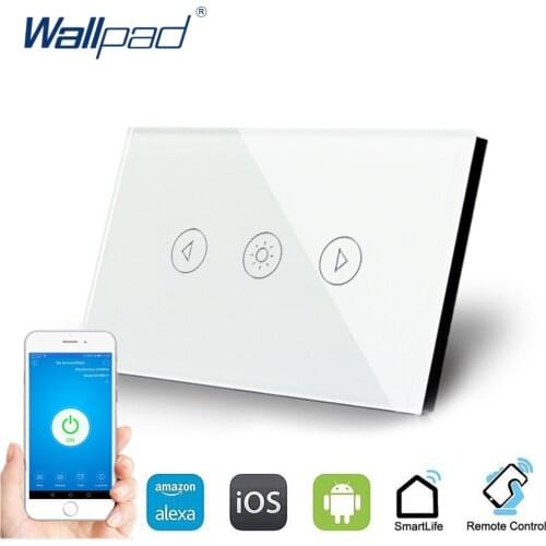 Wifi DimmerTouch Switch Wallpad AU US Dimmer Wifi Support Phone App Alexa Google home IOS Android LED Wall Light Switch