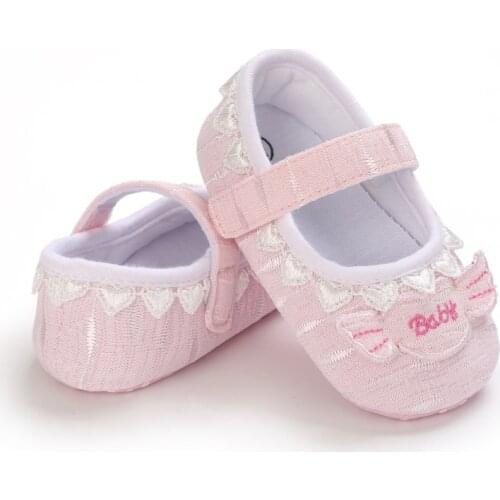 0-18M Baby Girl Princess Dress Shoes Soft Sole Bow Knot Mary Jane Flats Anti-Slip Newborn Gifts Infant Toddler Baby Girl Shoes