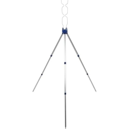 Fishing Rods Tripod Stand Rest for Sea Beach Coarse Shore Pier Tackle Telescopic