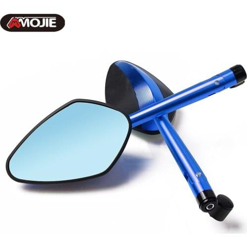 For YAMAHA MT07 MT09 MT-07 For Kawasaki Z900 Z900RS Z800 Z1000 Motorcycle Universal CNC Rearview Mirrors With 8MM OR 10mm Screws