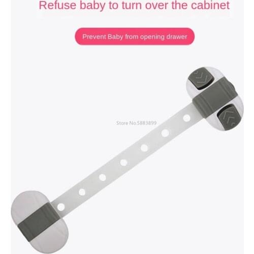 High Quality 2PCS Baby Multifunctional Safety Lock Drawer Lock Baby Adjustable Safety Lock Baby Protective Lock