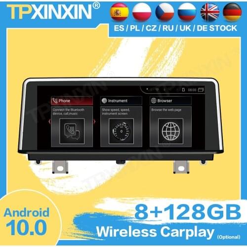 1 DIN Carplay Radio Receiver Android For BMW X1 Series F48 2015 2016 2017 2018 2019 Auto Audio Stereo GPS Video Player Head Unit