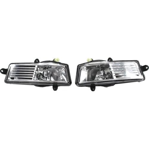 JanDeNing 1 Pair Replacement Front Bumper Lower Fog Light Lamp Foglight For Audi A6 Quattro NO S-Line PKG 2009-2011