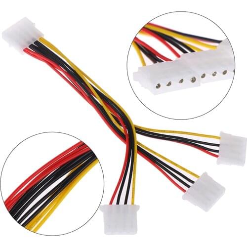 4 Pin IDE 1-to-3 Molex IDE Female Power Supply Splitter Exentsion Adapter Cable New