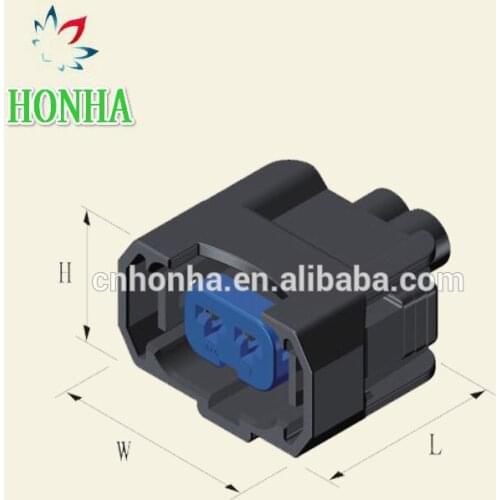 50/100 pcs 2 Pin Female Auto Fuel Injector OBD2 Waterproof Wire Harness Connector Automotive Plug 6189-0533