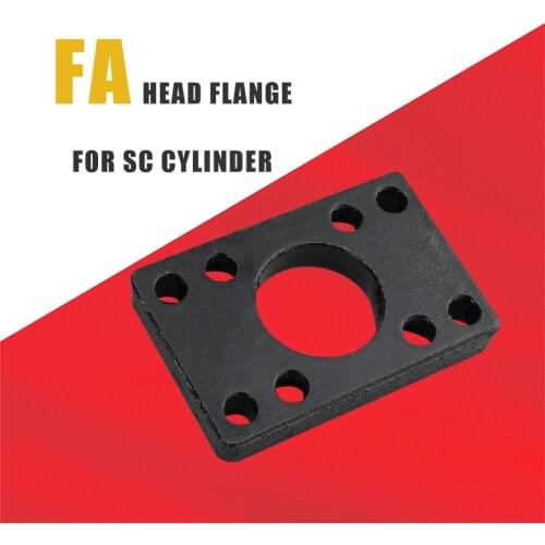 SC series Cylinder Mounting Accessories Flange Plate Pneumatic Standard Cylinder Accessories Pneumatic Parts FA-32/40/50/63/80
