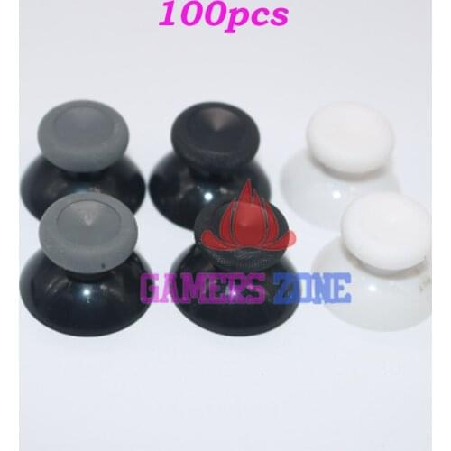100pcs Replacement Analog Thumbstick Thumb Stick for Xbox one Controller Black White