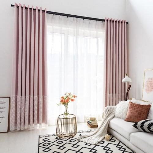 Chicity White Embroidered Curtain for living room korea Princess Style girl room blackout curtian for bedroom Window Customized