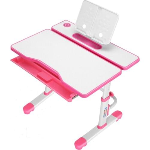 Ergonomic Children Study Desk Adjustable Height Multifunctional Desk for Kid Study Dustproof Desktop Fast Shipping