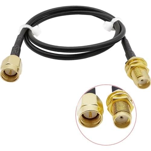 SMA Male to SMA Female Extension Antenna Cable WiFi Wi-Fi Router SMA Plug to SMA Jack RG174 RF Cable10CM 15CM 20CM 30CM 50CM 1M