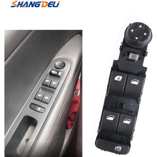 Power Window Switch Rearview Mirror Adjustment Button For Peugeot 308 2012-2015 Car