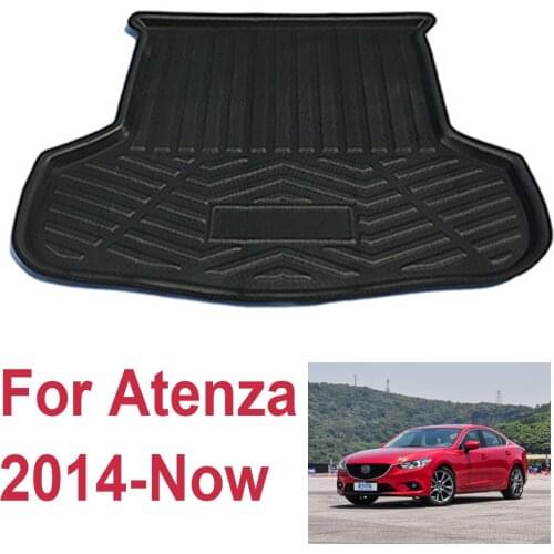 Tray Trunk Floor Carpet Mats For Atenza 2014-Now Auto Car Rear Boot Cargo Liner Carpets Pad Mat