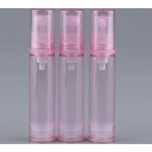 MagiDeal 3Pcs Empty Small Spray Bottle 10ml Airless Pump Bottles Refillable Cosmetic Containers for Travel Essential Oil Perfume