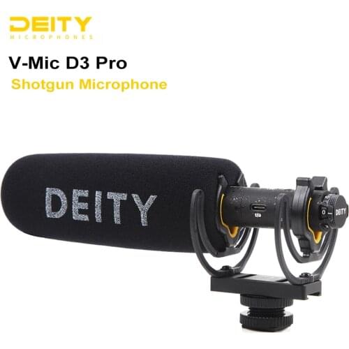 Deity Microphone V-Mic D3 Pro Super-cardioid Polar Pattern 15dBA SNR Microfone MIC Studio Microphone Condenser Recording Mikrofo