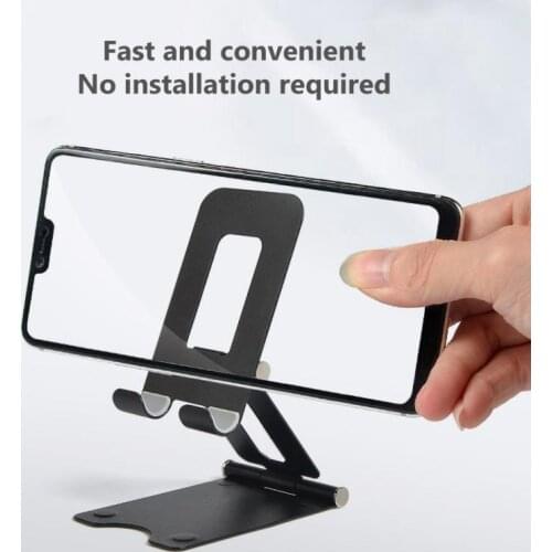 Mobile Phone Holder Stand Folding Desk Tablet Support Aluminium Alloy Tablet Holder Stand Bracket For iPhone Xiaomi Stand