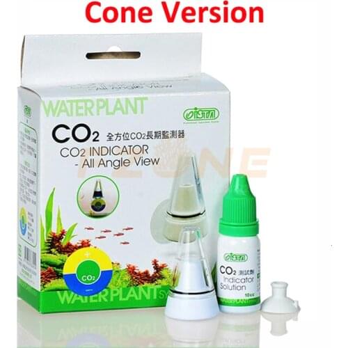 ISTA Glass Aquarium CO2 Testing Kit With Indicator And 10ml Test Liquid For Water Quality Control