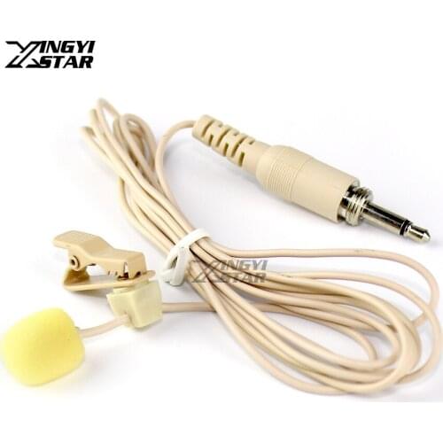 Invisible Condenser Lavalier Microphone 3.5mm Jack External Screw Tie Clip on Mic Microfone Lapela Mike For Wireless Transmitter
