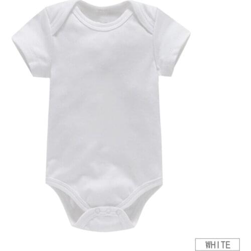 Newborn Infant 0-2 year Baby Boy Girl Bodysuit Summer Button Jumpsuit Striped Casual Sleeveless Backless Solid Outfits Clothes 5