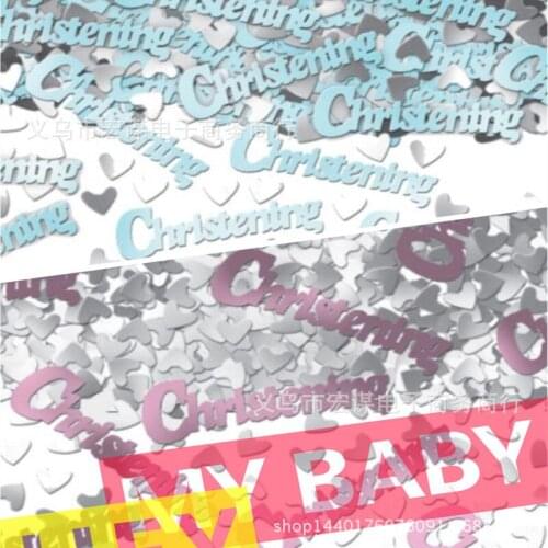 Baby shower/christening/15 grams Sequins PVC Flat for DIY Card Making Craft Color Collection