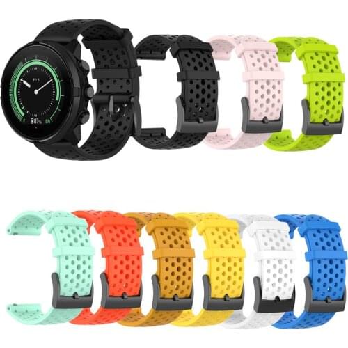 24mm Silicone strap For Suunto 9 D5 Quick Release Band Wrist For Suunto Spartan Sport WatchBand Sport HR/Baro Watch Accessories