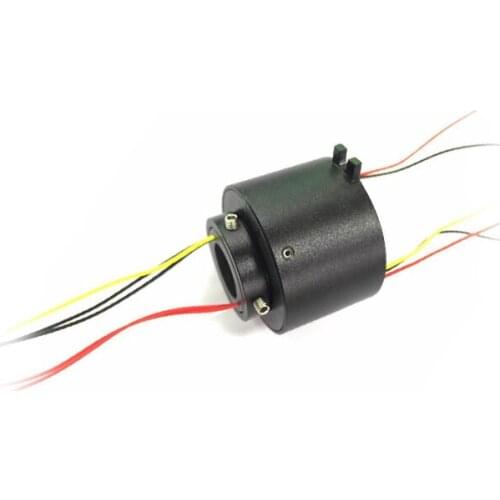 Slip Ring High Speed Compact Through Hole Rotary Joint For Miniature Generator Motor Assembly