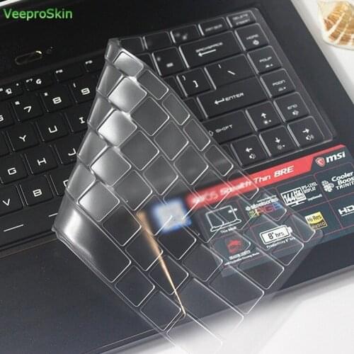 For MSI GS65 P65 WS65 PS42 PS63 GF63 Gaming Laptop Ultra Thin TPU Keyboard Skin Cover