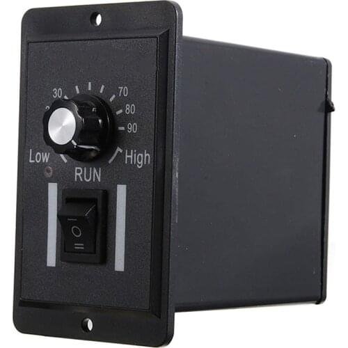 1Pc 10V-60V PWM Speed Control PWM Controller 12V 24V 36V 48V PWM DC Motor Speed Controller Reversible Switch 6A Regulator