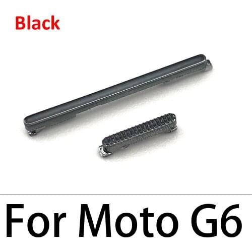 10Pcs / Lots For Motorola Moto G6 G7 Play Power Plus Side Keys Power and Volume Buttons Replacement