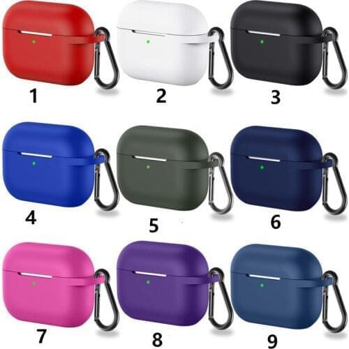 100pcs Silicone Case For Airpods Pro Case Wireless Bluetooth for apple airpods pro Case Cover Earphone Case For Air Pods pro 3