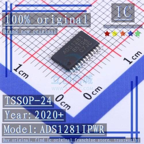 2020+100% Brand new original 1PCS-5PCS ADS1281IPWR ADS1281 TSSOP-24 High-resolution analog-to-digital converter