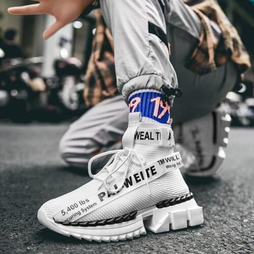 2020 Men Trendy Chunky Casual Shoes Sneakers Men Trainers High-top Breathable Shoes Thick Bottom Sneakers Zapatillas De Hombre