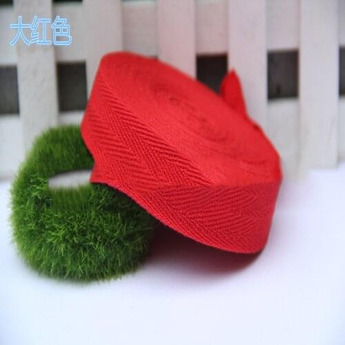 30MM Twill Cotton Webbing Bias Binding Tape for Wrapping Clothes Bags or DIY Shoelace Accessories Webbing Strap