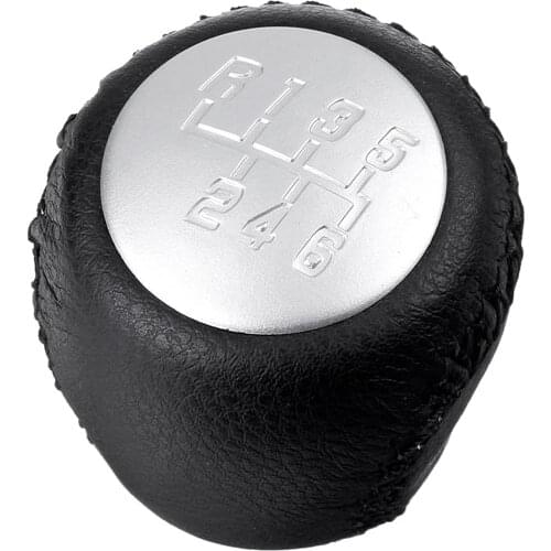 6 Speed Manual PU Leather Car Gear Shift Knob Handball for Fiat Grande Punto Evo Abarth 55346865