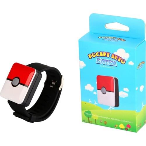 Auto Catch Poke Bracelet Mon Go Plus Bluetooth Rechargeable Charging Square Band Switch Wristband Bracelet Device for Smartphone