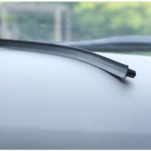 Car Rubber Sound Seal Strip Dashboard Sealing Strip 1.6M U Type Universal for Mini One Cooper R50 R52 R53 R55 R56 R60 R61 PACEMA