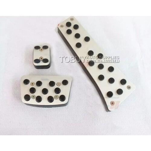 TTCR-II Car Accessories High quality Aluminium Accelerator Gas Brake Footrest Pedals Pad for KIA K4 AT Stickers Styling