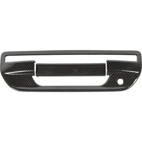 Car Rear Trunk Door Handle Grab Decoration Cover Trim Styling For Jeep JT Gladiator 2018+ Exterior Car Moldings
