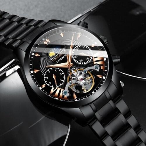 Mens Watches Top Brand Fashion Casual automatic Watch Luxury Designer Waterproof mechanical Wristwatch Relogio Masculino