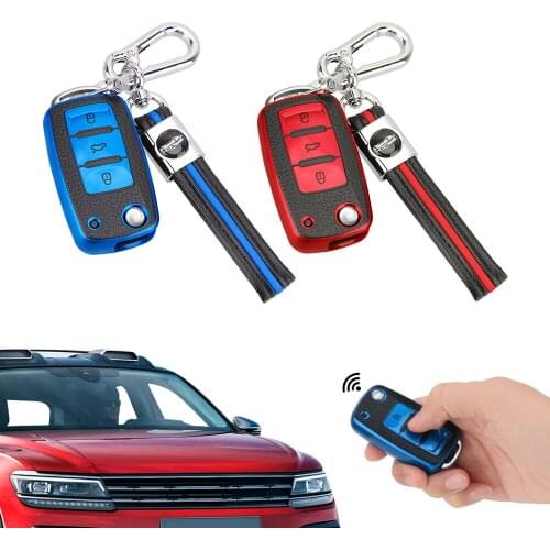 For VW Volkswagen Bora Lavida plus Sagitar Lamando Jetta Passat Polo Tiguan Gran Lavida 3 Button Key Case for Car 1 set