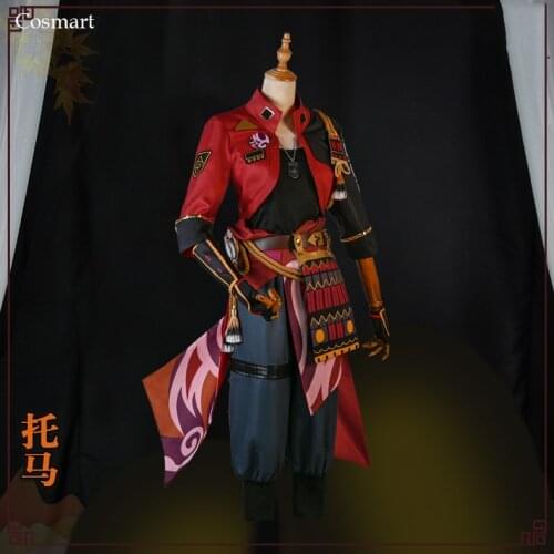 Genshin Impact Inazuma Tohma Game Suit Uniform Cosplay Costume Halloween Carnival Party Outfit For Men 2021 NEW
