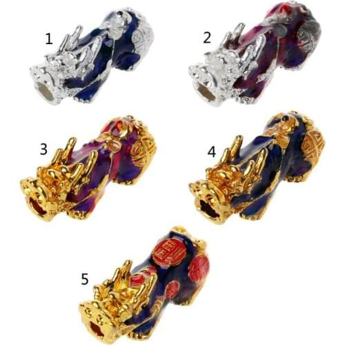 Mood Temperature Color Change Chinese Pixiu Beads Lucky Amulet Jewelry Making