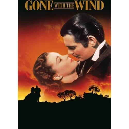 Lot style Choose Gone with the Wind Vintage Movie Art print Silk poster Home Wall Decor