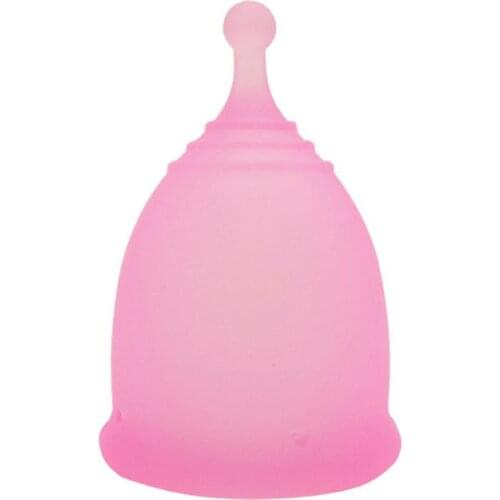 Lady Women Girl Menstrual Cup Soft Silicone Material Hygiene Reusable Menstrual Cup Convenient Grade Menstrual Cup
