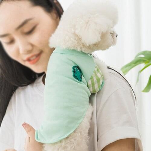 Pet Dog Clothes Dog Mesh Breathable Cartoon T-shirt for Small Dogs Cats Puppy Dog Clothes Pet Cat Vest Doggie Outfit