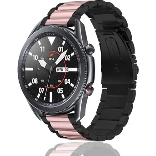 Active 2 40mm 44mm Band for Samsung Galaxy Watch 46mm Strap 20mm 22mm Stainless Steel Business Bracelet for haylou solar ls05