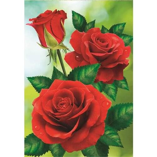 Girl Flower DIY Cross Stitch Embroidery 11CT Kits Needlework Craft Set Printed Canvas Cotton Thread Home Decoration Sell