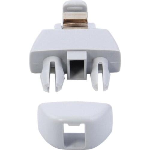 Gray Sun Visor Clips For V-W Polo Passat B7 UP! SKODA Citigo Rapid 6R0 857 561 Y20 6RD 857 561 Y20 6R0857561Y20