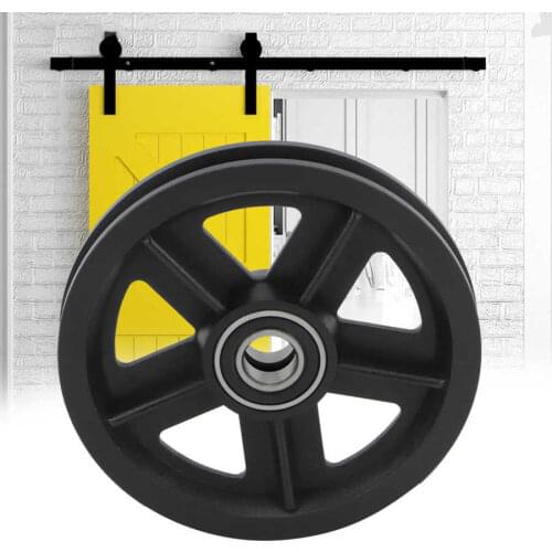 2Pcs Barn Door Pulleys for Cabinet Window American Sliding Door Runner Hanging Rail Hardware Roller Sliding Wood Door Pulley